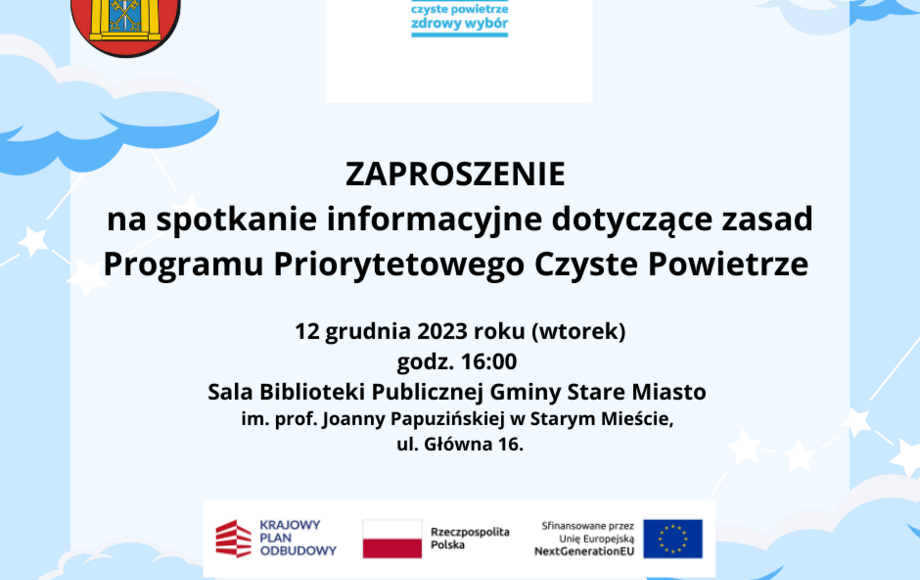 Zdjęcie do ZAPROSZENIE NA SPOTKANIE