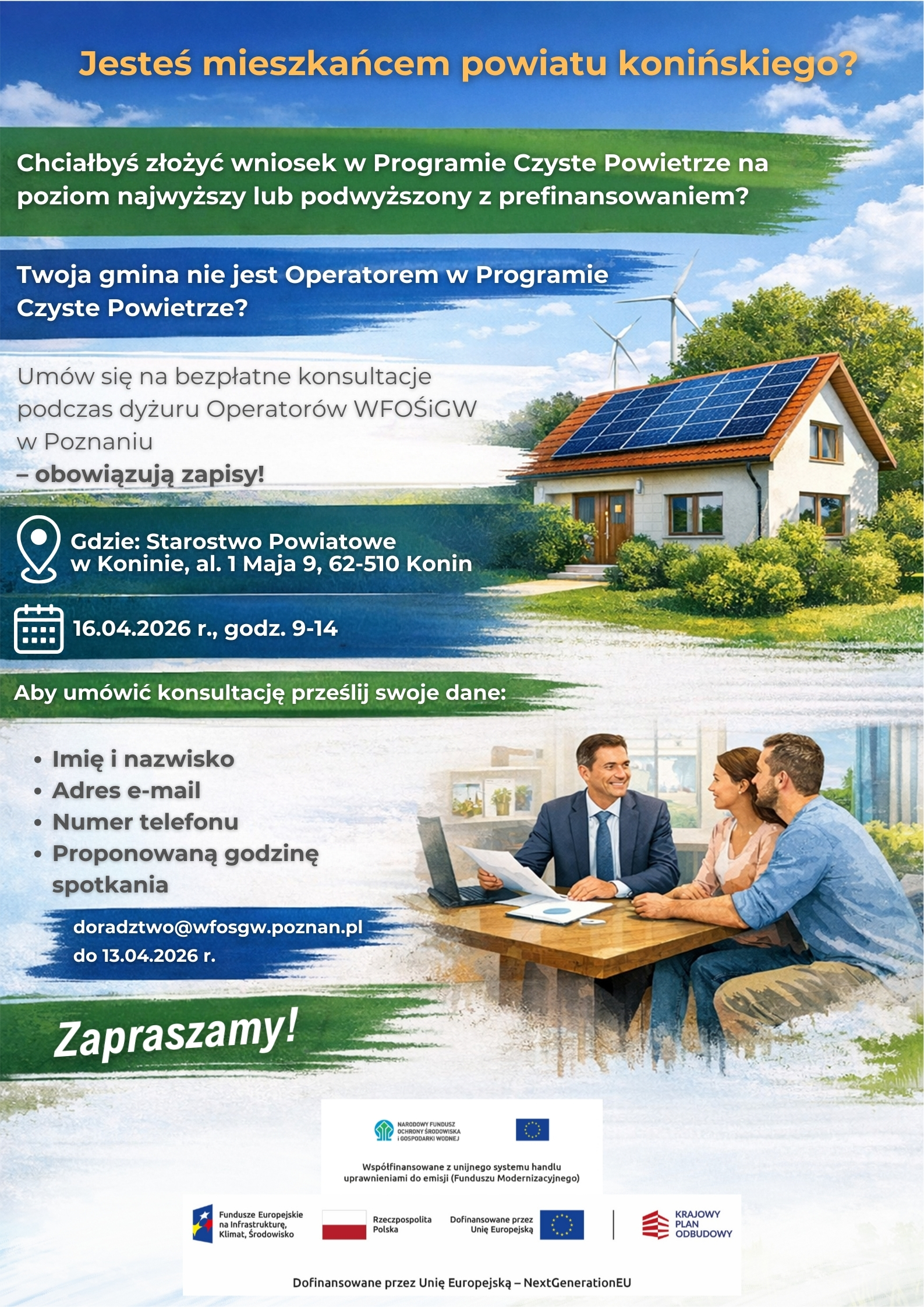 Jesteś mieszkańcem powiatu konińskiego