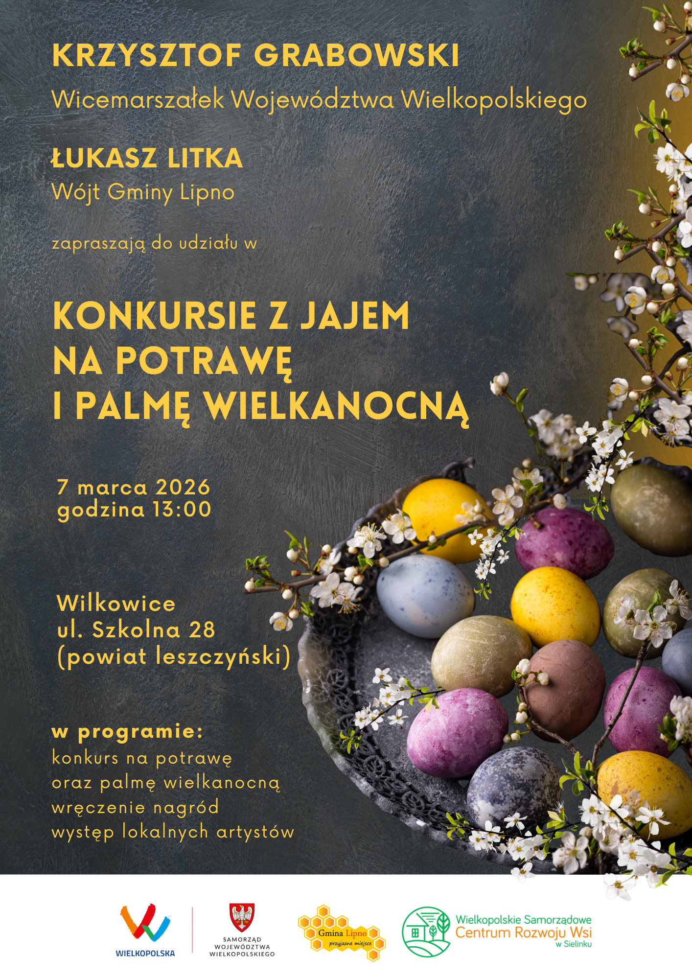 Konkurs z&nbsp;jajem - plakat A3- 2026
