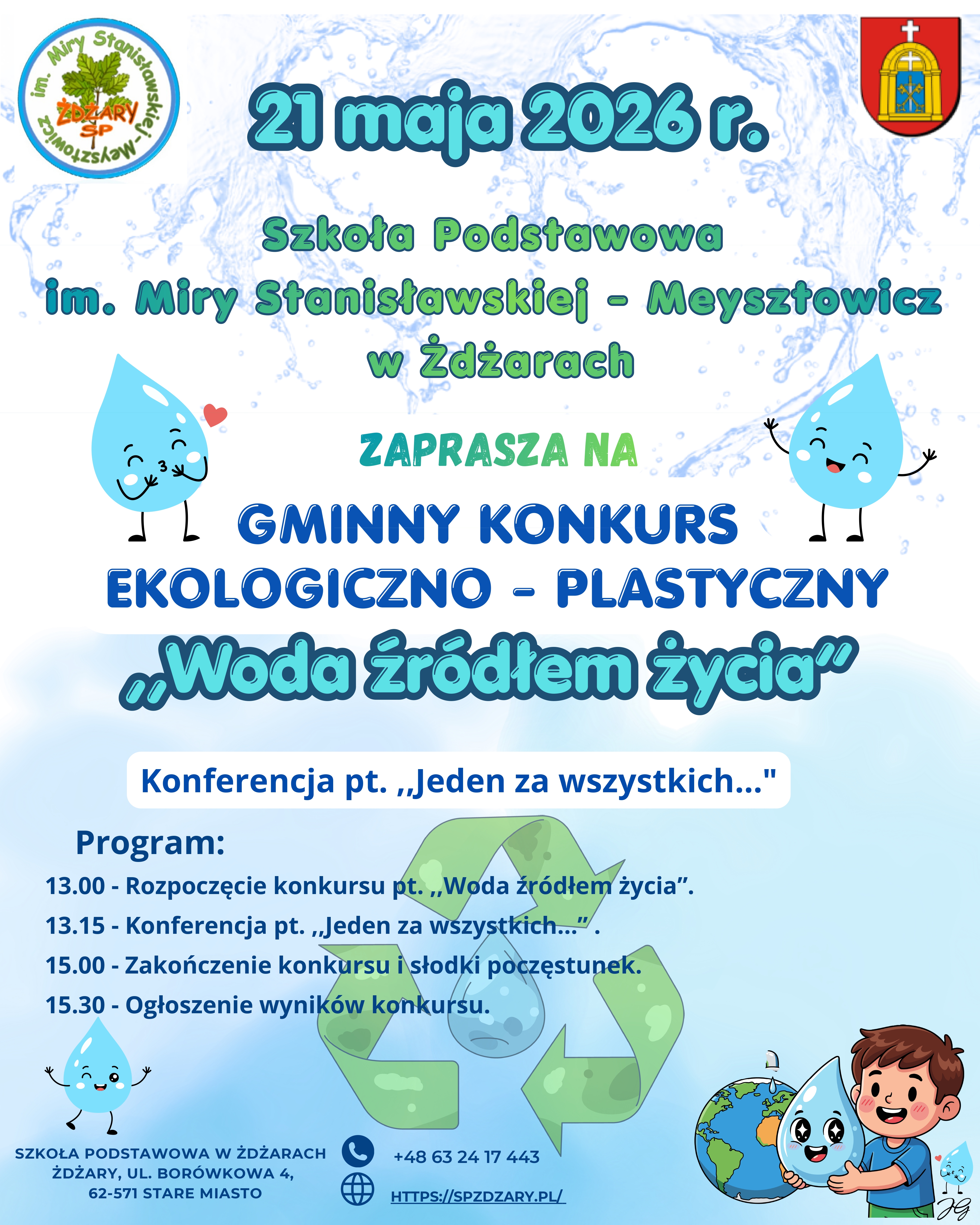 Plakat Konkurs ekologiczno-plastyczny- Woda źr&oacute;dłem życia_page-0001