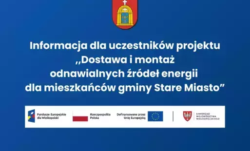 Informacja dla uczestników projektu