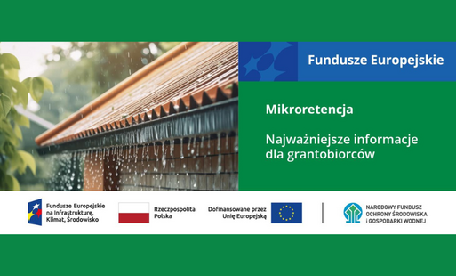 Mikroretencja w domach i ogrodach – wkrótce nabory
