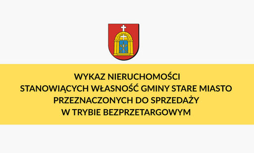Wykaz nieruchomości przeznaczonych do sprzedaży