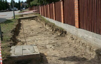 Zdjęcie do Będzie chodnik i droga 