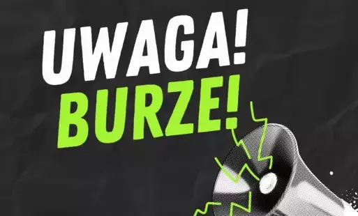 Ostrzeżenie przed burzami