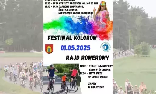 Zdjęcie do Maj&oacute;wka na rowerze i w kolorze&nbsp;