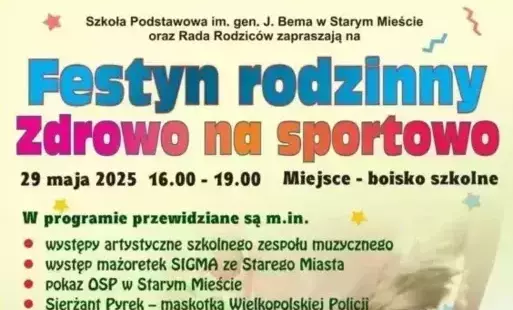 Festyn rodzinny Zdrowo na sportowo