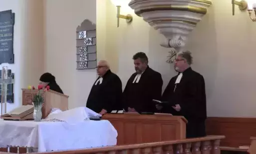 Uroczyste chwile w Parafii Ewangelicko-Reformowanej w Żychlinie 