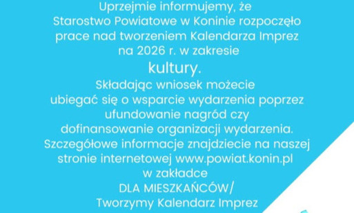 Powiatowy kalendarz imprez