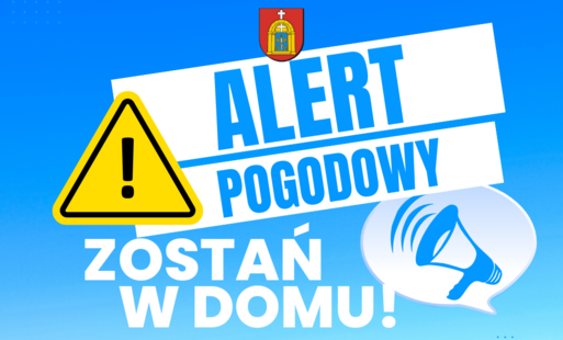 Alert pogodowy – zostań w domu!
