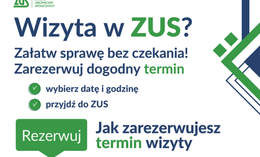 Rezerwacja wizyt w ZUS