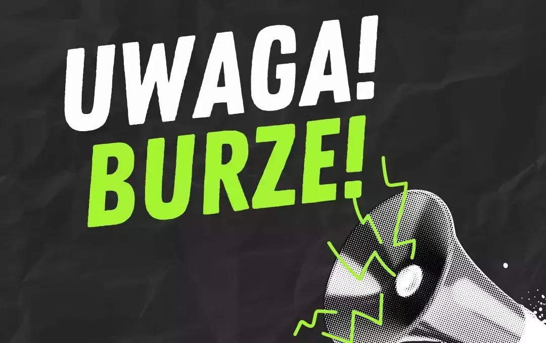 Ostrzeżenie przed burzami