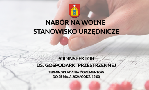 Nabór na wolne stanowisko urzędnicze