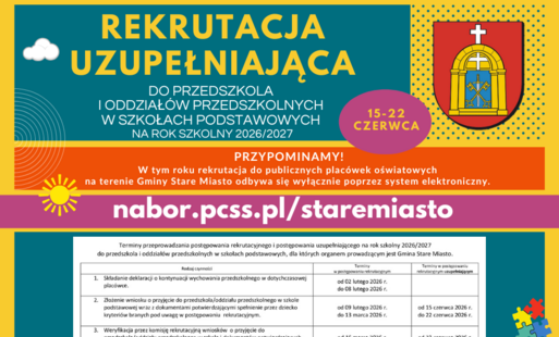 Ruszyła rekrutacja uzupełniająca do przedszkola