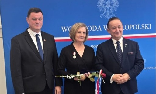 Odznaka honorowa dla Hanny Hybś