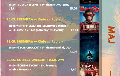 Kino za Rogiem zaprasza